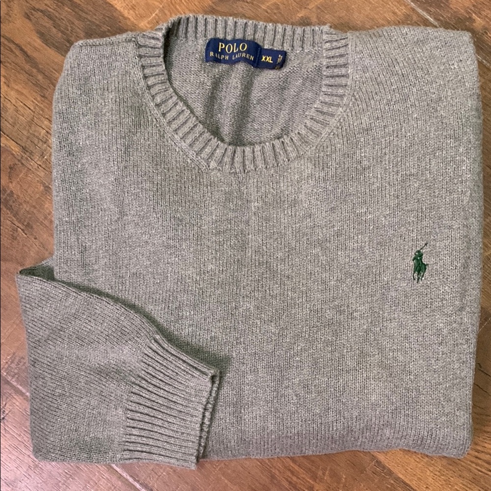 Polo by Ralph Lauren Heather Gray Crewneck Sweater